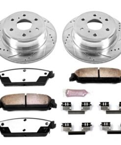 Power Stop 07-14 Cadillac Escalade Rear Z36 Truck & Tow Brake Kit