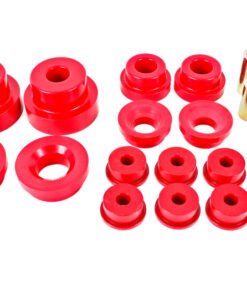 BMR 10-15 5th Gen Camaro Pro Version Rear Cradle Bushing Kit (BK024 BK029) - Red