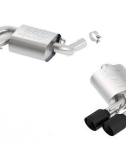 Borla 16-18 Chevy Camaro V8 SS AT/MT ATAK Rear Section Exhaust w/o Dual Mode Valves Ceramic Black