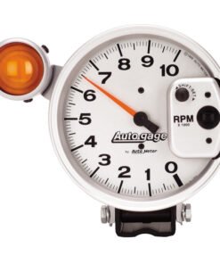 Autometer 5 inch 10,000 RPM Shift Lite Pedestal Tachometer Auto Gage