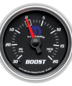 Autometer Mopar 52.4mm 30 Hg/20 PSI Vacuum/Boost Gauge