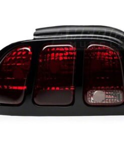 Raxiom 96-98 Ford Mustang Tail Lights- Black Housing (Smoked Lens)