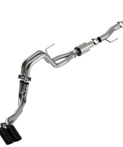 Borla F-150 2021 5.0L 2DR RC SB (122.8 WB) XL, XLT 3/2.25 DSE Cat-Back ATAK Black Chrome Tips
