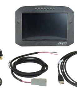 AEM CD-7LG Carbon Logging Flush Digital Dash Display w/ Internal 20Hz GPS & Antenna