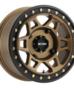 Method MR405 UTV Beadlock 15x7 4+3/+13mm Offset 4x136 106mm CB Method Bronze w/Matte Blk Ring Wheel