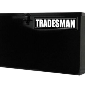 Tradesman Steel Job Site Box/Chest (Light Duty/Small) (24in.) - Black