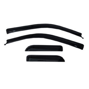 AVS 04-14 Ford F-150 Supercab Ventvisor Outside Mount Window Deflectors 4pc - Smoke