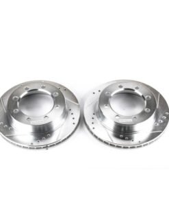 Power Stop 95-99 Ford F-250 Front Evolution Drilled & Slotted Rotors - Pair