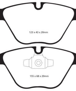 EBC 13+ BMW X1 2.0 Turbo (28i) Redstuff Front Brake Pads