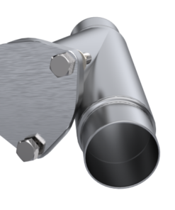 QTP 2.25in Weld-On QTEC Exhaust Cutout Y-Pipe