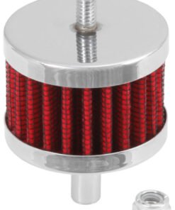 K&N Steel Base Crankcase Vent Filter 3/8in OD Tube  2in OD 1-1/2in Height