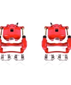 Power Stop 02-06 Acura RSX Front Red Calipers w/Brackets - Pair