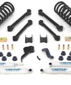 Fabtech 09-13 Ram 2500/3500 4WD Diesel w/Auto 4.5in Perf. System w/Perf. Shocks