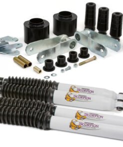 Daystar 1984-2001 Jeep Cherokee XJ 2WD/4WD - 3in Front/2in Rear Lift (Coil Spacer/Scorpion Shocks)