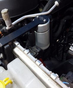 J&L 12-17 Jeep Wrangler JK 3.6L Passenger Side Oil Separator 3.0 - Clear Anodized