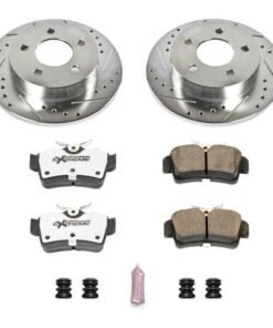 Power Stop 94-04 Ford Mustang Rear Z26 Street Warrior Brake Kit