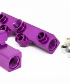 Torque Solution Top Feed Fuel Rails: 02-14 Subaru WRX / 07-18 STI - Purple
