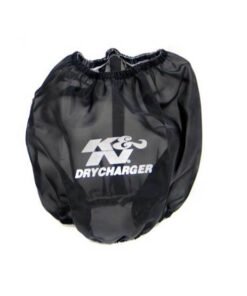 K&N Black Drycharger Round Tapered Air Filter Wrap