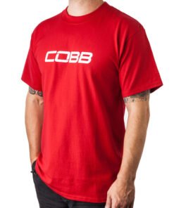 Cobb Tuning Logo Mens T-Shirt (Red) - Large