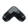Vibrant -8AN 90deg Flare Union Fitting - Aluminum