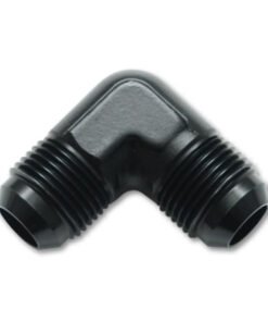 Vibrant -3AN 90deg Flare Union Fitting - Aluminum