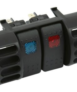 Daystar 1984-2001 Jeep Cherokee XJ 2WD/4WD - Air Vent Switch Panel (Includes Blue & Red Switches)