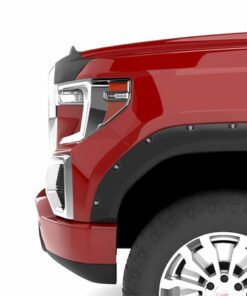 Lund 19-21 GM Silverado/Sierra RX-Flat Smooth Elite Series Fender Flares w/Black Bolts - Black 4pc