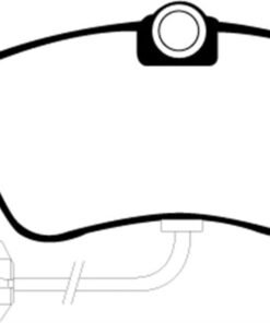 EBC 00 Volkswagen Eurovan 2.8 (Lucas) with Wear Leads Greenstuff Front Brake Pads