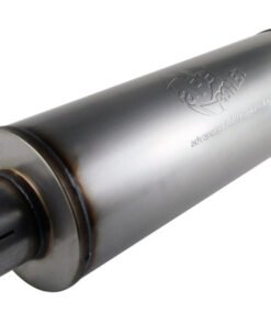 aFe MACHForce XP Exhausts Mufflers SS-409 EXH Muffler 4 ID In/Out 8 Dia