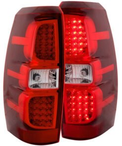 ANZO 2007-2013 Chevrolet Avalanche LED Taillights Red/Clear