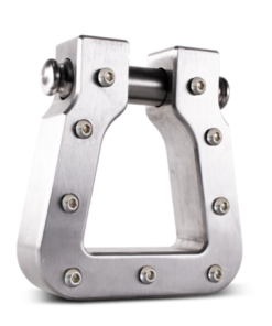 Body Armor 4x4 Mega D-Ring Machined Silver Single