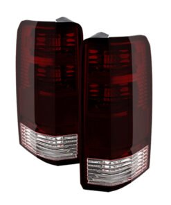 Xtune Dodge Nitro 07-11 OEM Style Tail Lights Red Smoked ALT-JH-DNIT07-OE-RSM