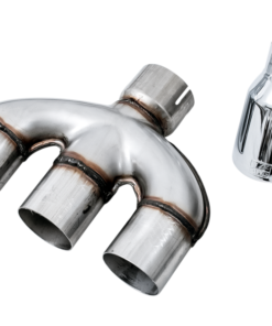 AWE Tuning 17-20 Honda Civic Si 1.5L Turbo Triple Tip Conversion Kit - Chrome Silver Tip