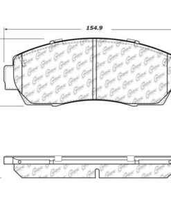 StopTech Street Touring 11-15 Honda Crosstour/Odyssey Front Brake Pads