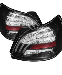 Spyder Toyota Yaris 07-09 4Dr LED Tail Lights Blk ALT-YD-TYA074D-LED-BK