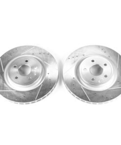 Power Stop 18-19 Dodge Durango Front Evolution Drilled & Slotted Rotors - Pair