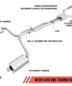 AWE Tuning Mercedes-Benz W205 C450 AMG / C400 Touring Edition Exhaust