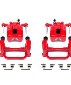 Power Stop 05-08 Infiniti G35 Rear Red Calipers w/Brackets - Pair