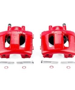 Power Stop 90-01 Jeep Cherokee Front Red Calipers w/o Brackets - Pair