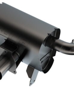 Borla 15-22 Can-Am Maverick X3 900cc Triple Turbo Manifold-Back Exhaust S-Type Muffler -Black Coated
