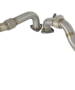 aFe Twisted Steel Header Up-Pipe 08-10 Ford Diesel Trucks V8-6.4L (td)