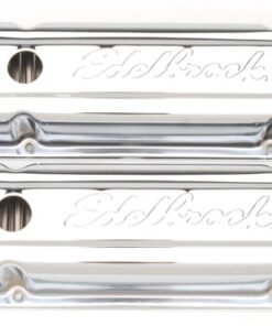 Edelbrock Valve Cover Signature Series Chevrolet 1959-1986 262-400 CI V8 Low Chrome