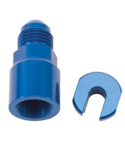 Russell Performance -6 AN Male to 3/8in SAE Quick-Disconnect Female (Blue Single)