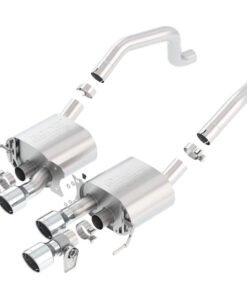 Borla 15 Chevy Corvette C7 ZO6 6.2L w/o AFM w/ NPP ATAK Quad RD RL IC Tips Center Rear Exit Exh