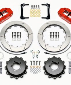 Wilwood Narrow Superlite 4R Rear Kit 12.88in Red 2012-Up Toyota / Scion FRS w/Lines