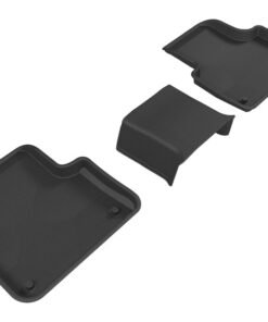 3D MAXpider 2017-2020 Audi Q7/Q8 Kagu 2nd Row Floormats - Black