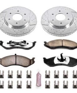 Power Stop 90-99 Jeep Cherokee Front Z36 Truck & Tow Brake Kit