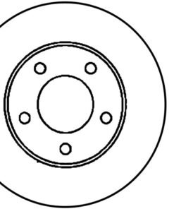 StopTech Power Slot 05-10 Mustang V6/4.0L / GT V8-4.6L Rear Left CRYO Rotor
