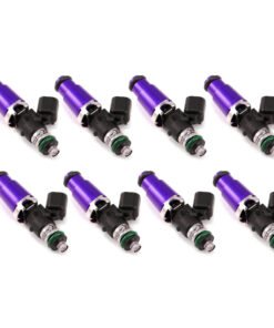Injector Dynamics 1700cc Injectors - 60mm Length - 14mm Purple Top - 14mm Lower O-Ring (Set of 8)