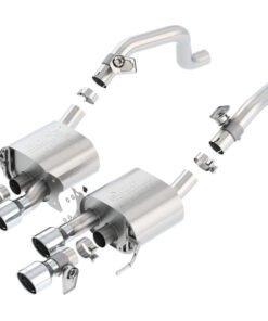 Borla 14-15 Chevy Corvette C7 6.2L RWD w/AFM &NPP ATAK-Type Dual Rd Rolled Center Rear Exit Exhaust